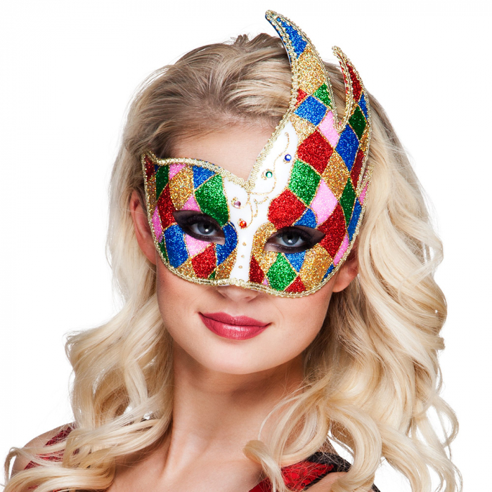 verkoop - attributen - Nieuwjaar - Venetiaans masker Jester
